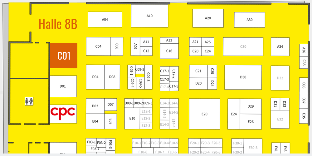 Booth map COMPAMED