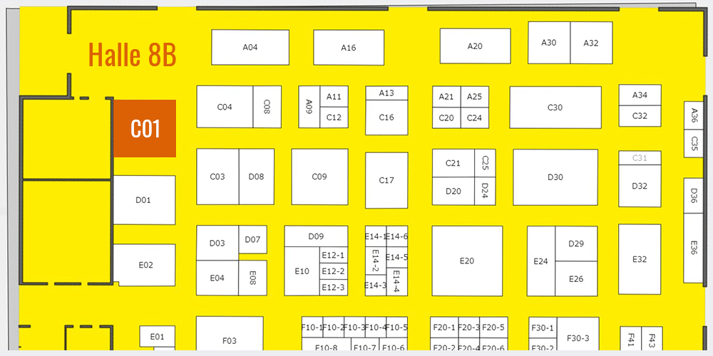 Booth map COMPAMED