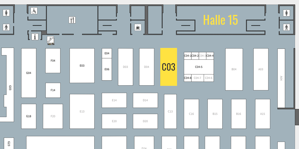 Booth map MEDICA